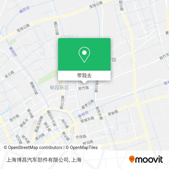 上海博昌汽车部件有限公司地图