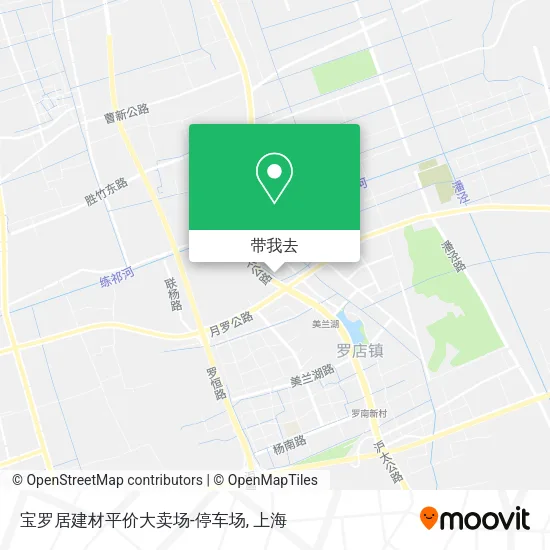 宝罗居建材平价大卖场-停车场地图