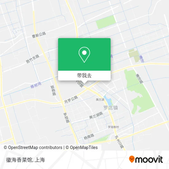 徽海香菜馆地图