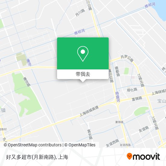 好又多超市(月新南路)地图