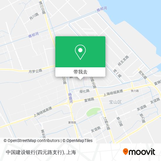 中国建设银行(四元路支行)地图