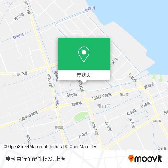 电动自行车配件批发地图
