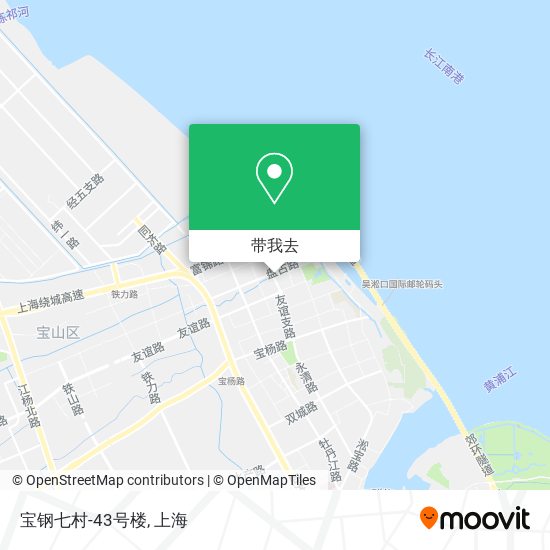 宝钢七村-43号楼地图
