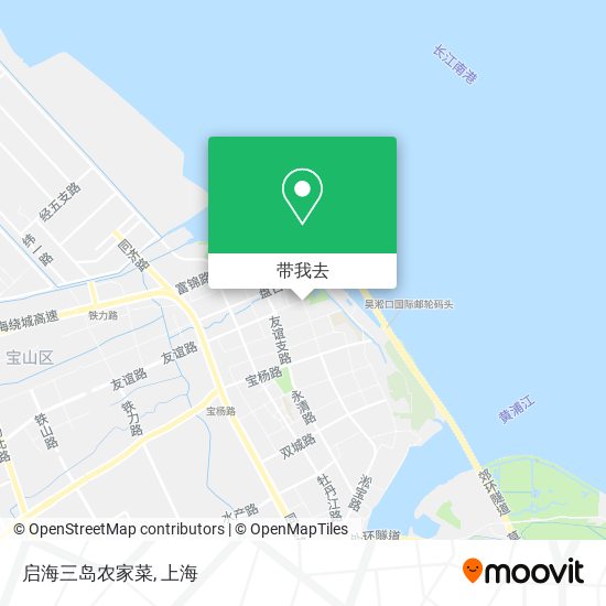 启海三岛农家菜地图