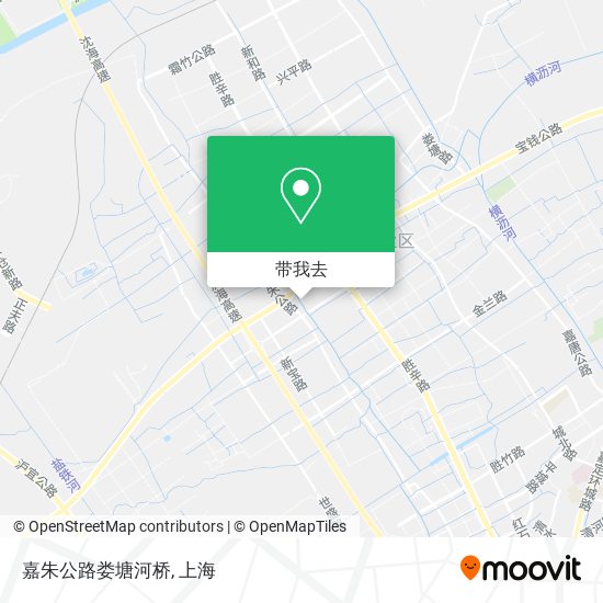 嘉朱公路娄塘河桥地图