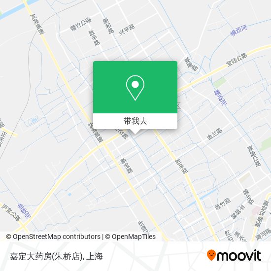 嘉定大药房(朱桥店)地图