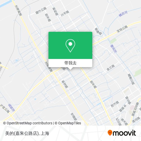 美的(嘉朱公路店)地图