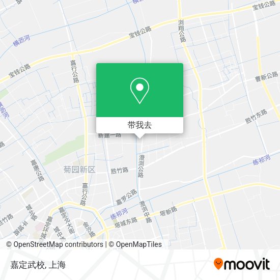 嘉定武校地图