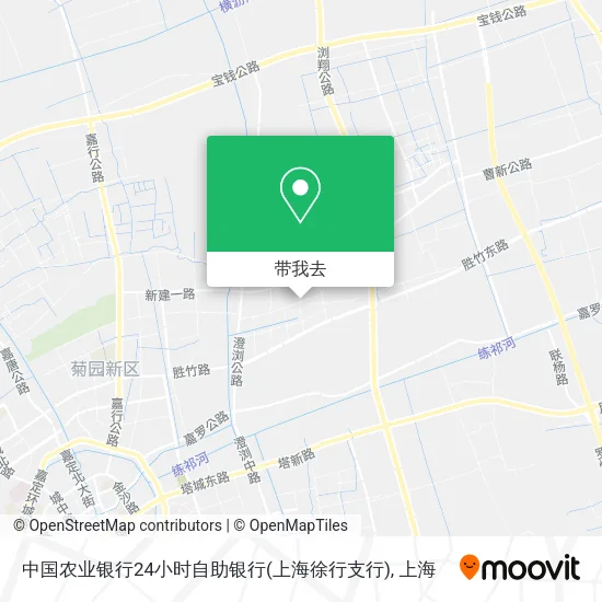 中国农业银行24小时自助银行(上海徐行支行)地图