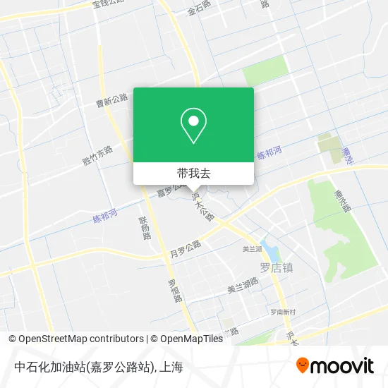 中石化加油站(嘉罗公路站)地图