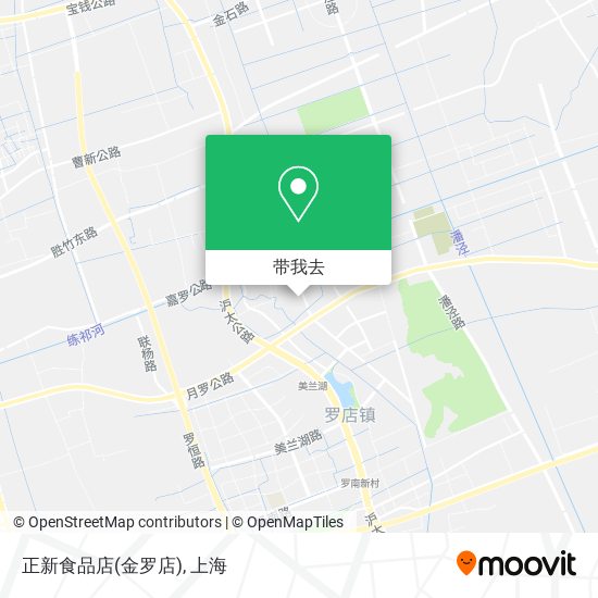 正新食品店(金罗店)地图