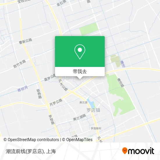 潮流前线(罗店店)地图