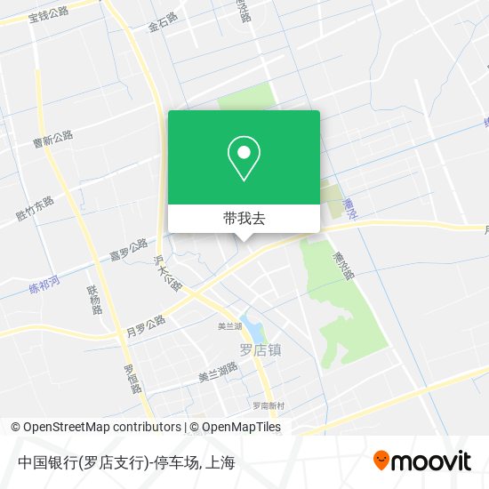 中国银行(罗店支行)-停车场地图