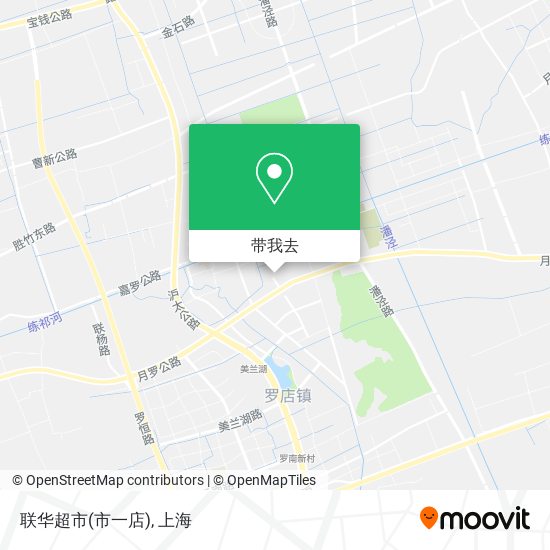联华超市(市一店)地图