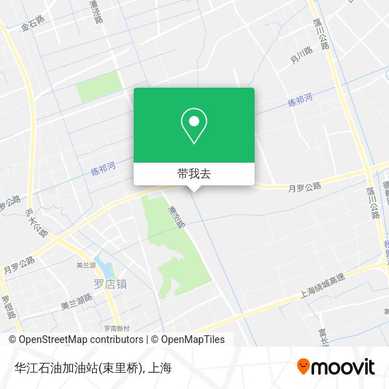 华江石油加油站(束里桥)地图