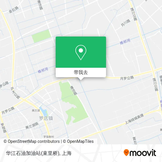 华江石油加油站(束里桥)地图