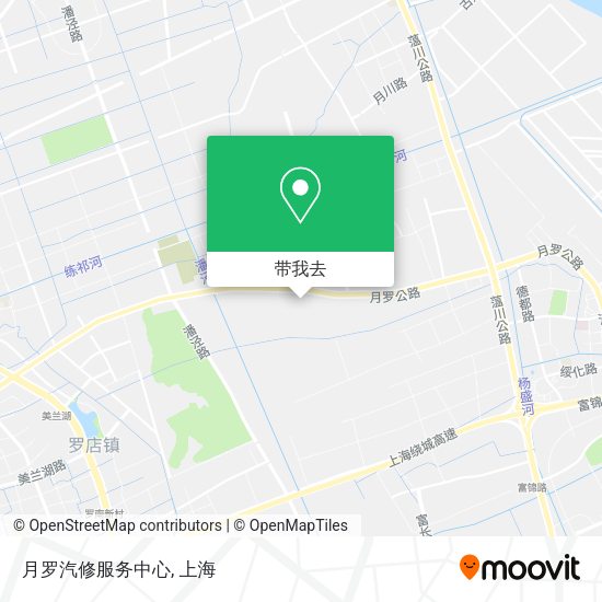月罗汽修服务中心地图
