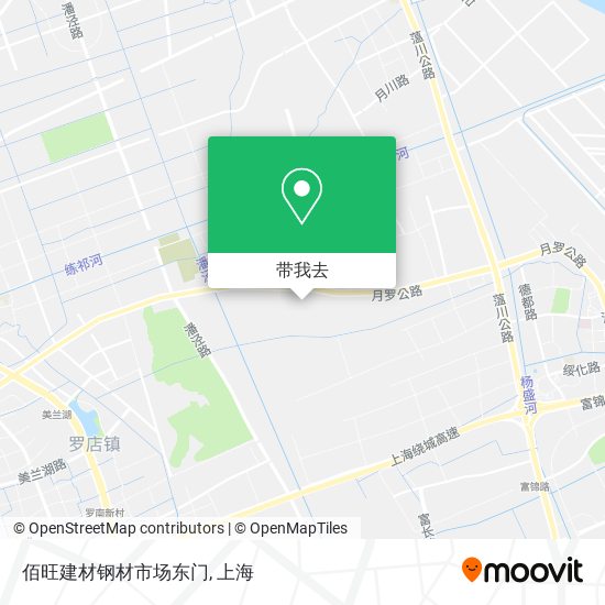 佰旺建材钢材市场东门地图