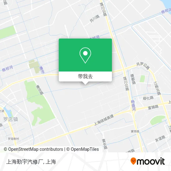 上海勤宇汽修厂地图