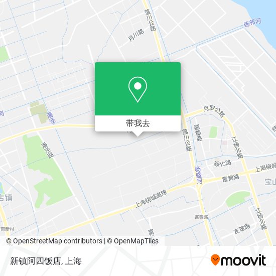 新镇阿四饭店地图