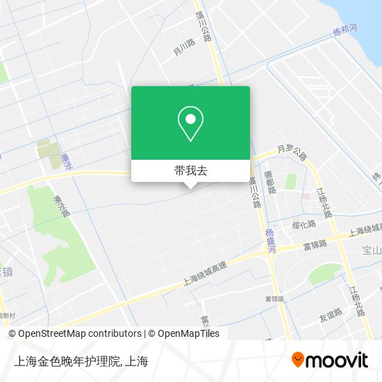上海金色晚年护理院地图
