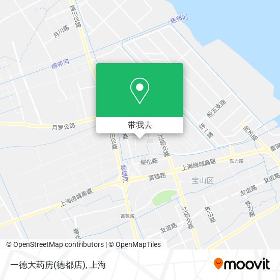 一德大药房(德都店)地图