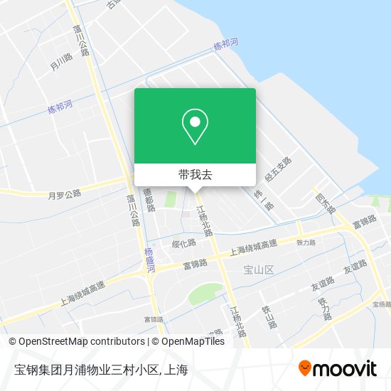宝钢集团月浦物业三村小区地图