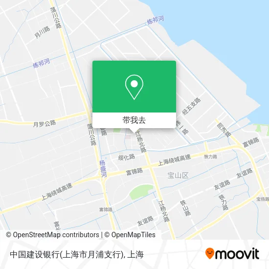 中国建设银行(上海市月浦支行)地图