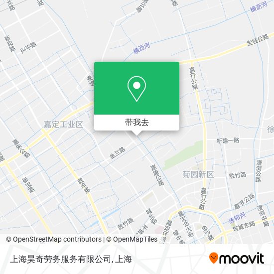 上海昊奇劳务服务有限公司地图