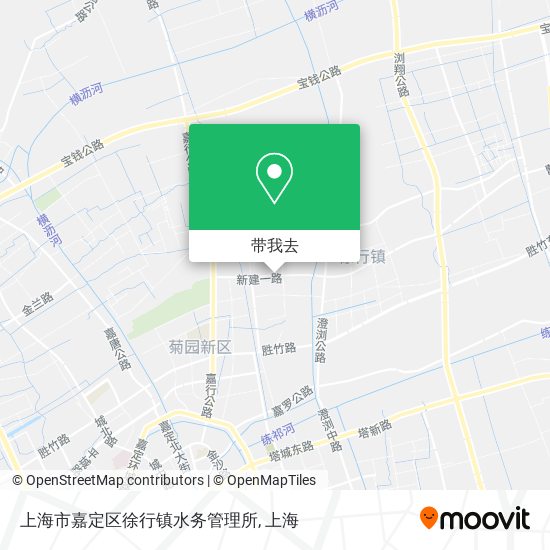 上海市嘉定区徐行镇水务管理所地图