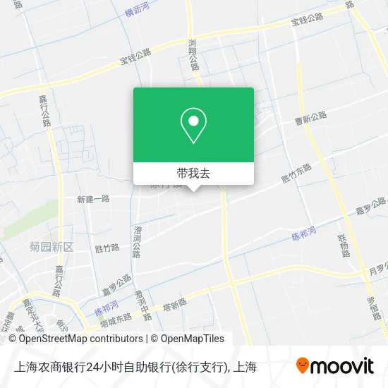上海农商银行24小时自助银行(徐行支行)地图