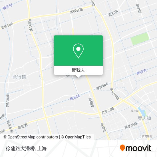 徐蒲路大潘桥地图