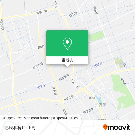 惠民和桥店地图