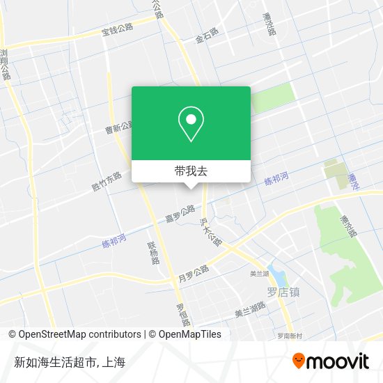 新如海生活超市地图