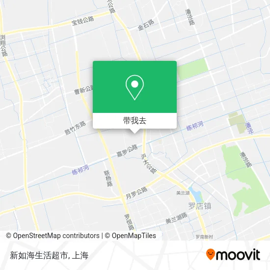 新如海生活超市地图