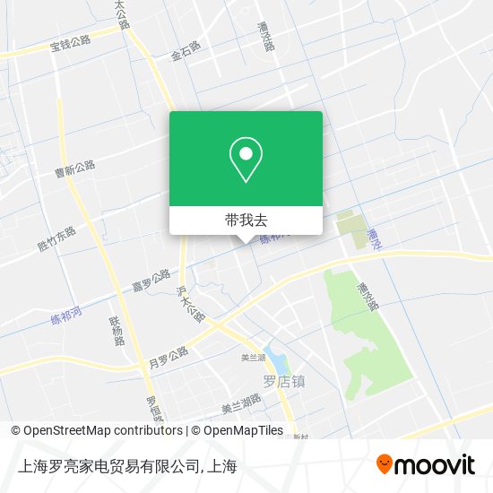 上海罗亮家电贸易有限公司地图