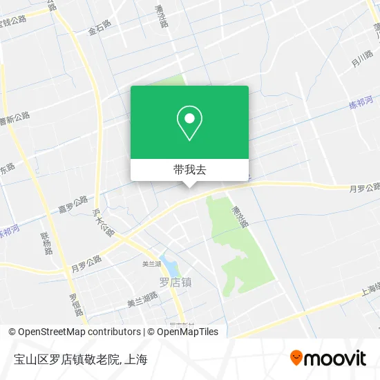 宝山区罗店镇敬老院地图