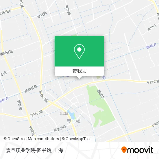 震旦职业学院-图书馆地图