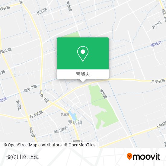 悦宾川菜地图