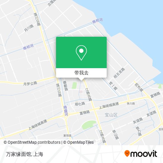 万家缘面馆地图