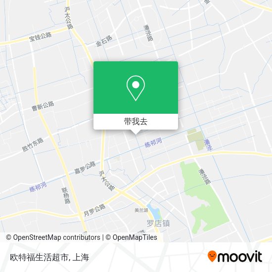 欧特福生活超市地图