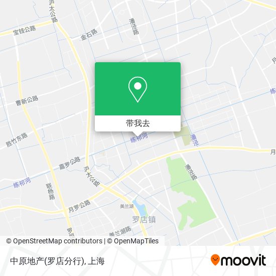 中原地产(罗店分行)地图