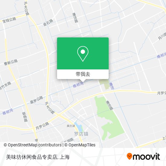 美味坊休闲食品专卖店地图