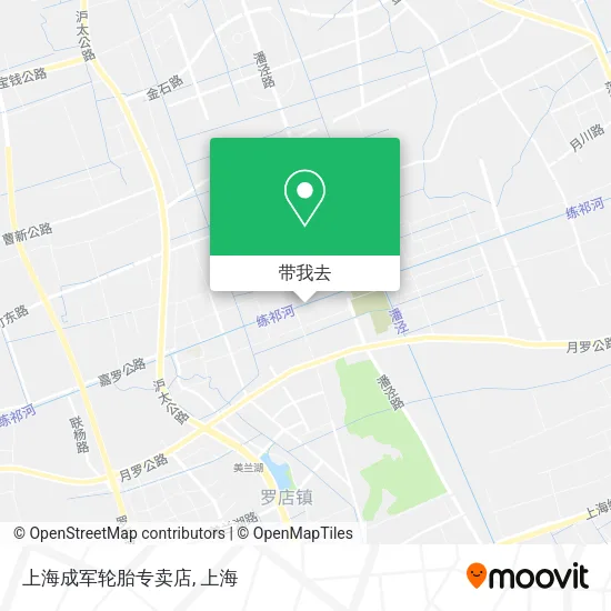 上海成军轮胎专卖店地图
