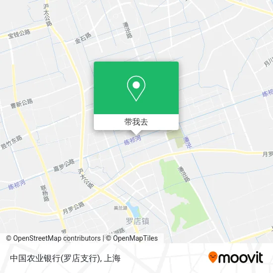 中国农业银行(罗店支行)地图