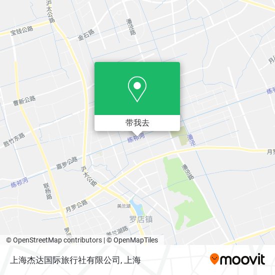 上海杰达国际旅行社有限公司地图