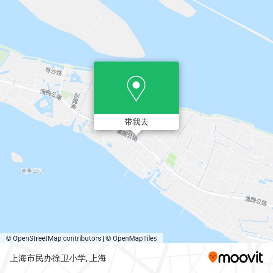 上海市民办徐卫小学地图