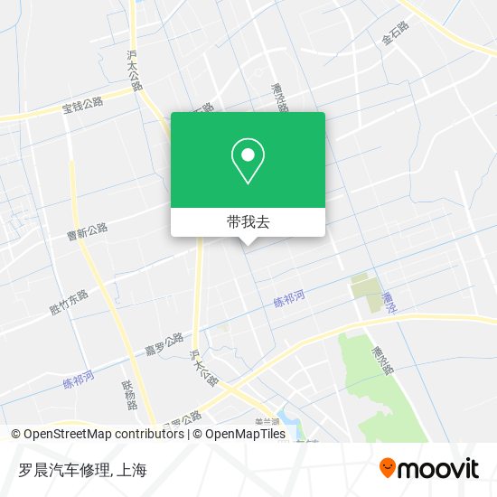 罗晨汽车修理地图