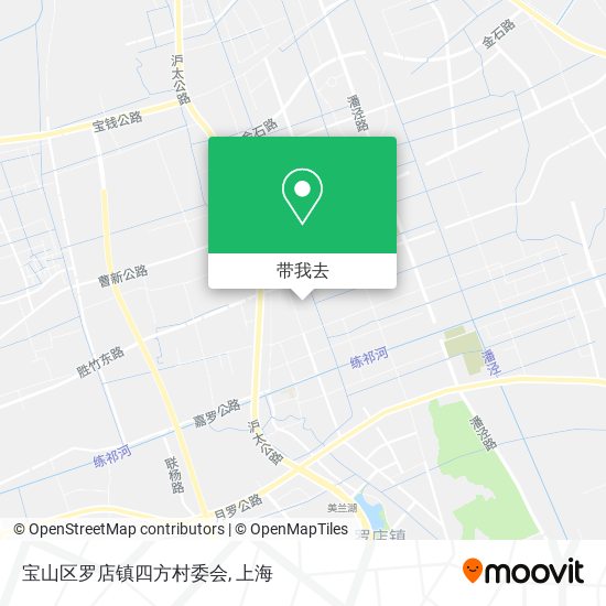 宝山区罗店镇四方村委会地图