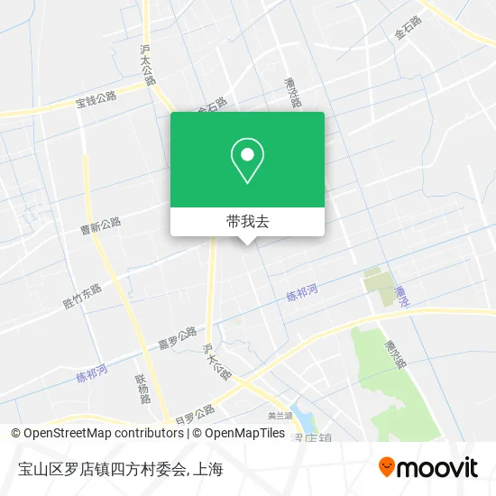 宝山区罗店镇四方村委会地图